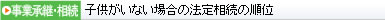 子供がいない場合の法定相続の順位