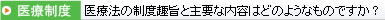 医療法の制度趣旨と主要な内容はどのようなものですか 